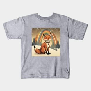 The christmas fox will surprise you Kids T-Shirt